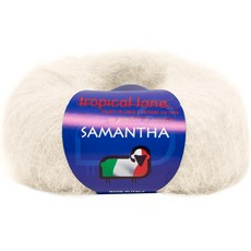 Yarna Samantha Super Kid 馬海毛編織線, 1個, 900 象牙白