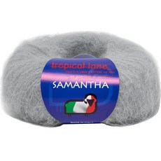 Yarna Samantha Super Kid 馬海毛針織線, 1個, 311 冰灰色
