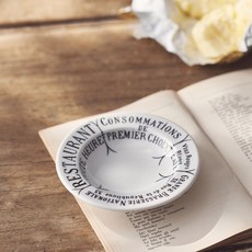 필리빗 브라세리 버터 디쉬 접시, 화이트, 1개