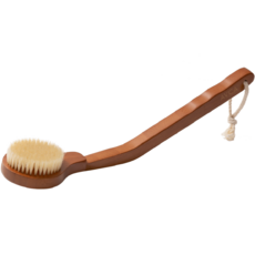 AVCA 深層清潔沐浴身體刷, 1入, 棕色木質, 1個