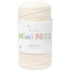 Yarna Mini Milli針織毛線球, 703 象牙白