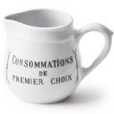 Pillivuyt Brasserie牛奶壺杯, 混色, 100ml, 1個