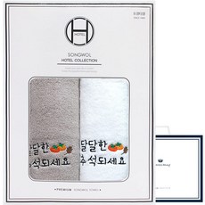 Songwol 松月 甜蜜中秋毛巾 2入 150g 30支棉紗 + 提袋禮盒組, 隨機出貨, 1套