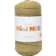 Yarna Mini Milli 編織線 50g, 橄欖色, 1個