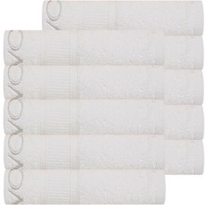 松月毛巾 SHABOREN Sense 高級棉 洗臉毛巾 140g 30支 精梳棉, 白色, 10個