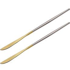 테이블아트 국산 아벨라 디너나이프, 무광투톤, 2개