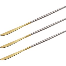 테이블아트 국산 아벨라 디너나이프, 무광투톤, 3개