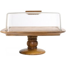 Billi 우드 케이크 스탠드 디저트 트레이 + 뚜껑 세트 911 1N, 911-1N, 1세트