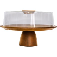 比利木質蛋糕架 甜點托盤 + 蓋子套組 913-1C, 混合色, 1套