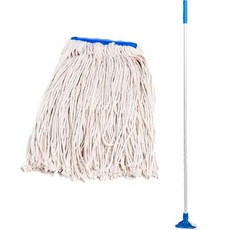 크린메이트 고급원사 마포걸레 + 롱 알루미늄봉 세트, 1세트