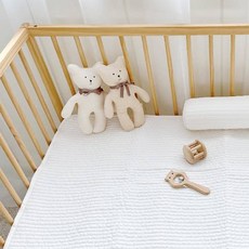 Malolotte 幼兒用人造絲絎縫墊, 象牙白, 1件