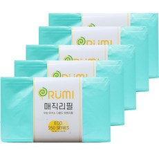 ORUMI Magic Refill Eco 250 系列 尿布垃圾袋, 1610ml, 5個