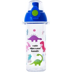 Cuteme 可愛恐龍背帶一鍵式水瓶 MP288, 560ml, 1個, 藍色