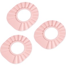 aguard 嬰兒泡泡幼兒洗髮帽, 粉紅色, 3個