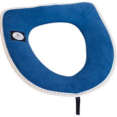 JLIFE Cooing 可水洗魔鬼氈馬桶坐墊套, 1個, 藍色