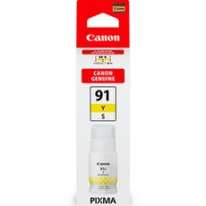 Canon 佳能 GI-91S Y 原廠墨水, 黃色, 1個