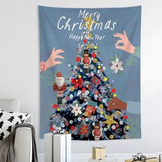 Atihome 聖誕樹法蘭絨掛毯, TYPE 03