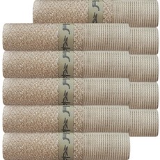 송월타월 레이아 뱀부 수건 195g, 베이지, 10개