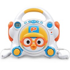 Pororo 淘氣小企鵝 打招呼CD播放器旋律玩具, 白色