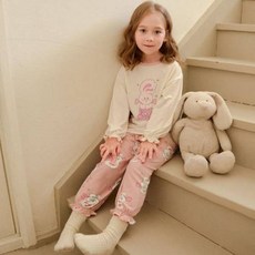 mollimelli friends 女童莫莉樂芙寬鬆室內居家服套裝