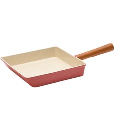 Dr.HOWS 雞蛋捲長方形平底鍋 綠色, 珊瑚色, 1個