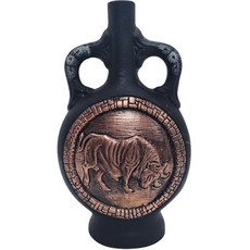喬治亞室內擺飾手工陶瓷酒瓶TY20 A 12生肖 牛, 750ml, 1個