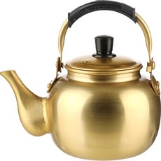 Samho Glass 鍍鎳水壺 + 壺蓋套組 IH, 1L, 金色, 1個