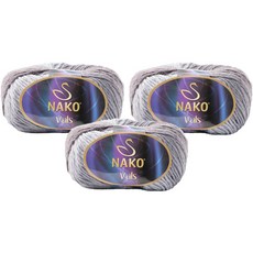 NAKO Vals漸層色針織線, #85804, 3捆