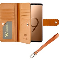 에스엠모바일 헤리티지컬렉션 양면지갑 다이어리 핸드폰케이스 + 핸드스트랩 세트