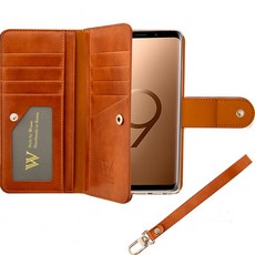 에스엠모바일 밴티지컬렉션 양면지갑 핸드폰케이스 + 핸드스트랩 세트