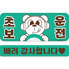 GEEKBEAR 新手駕駛車用磁鐵, 1個, 薄荷綠