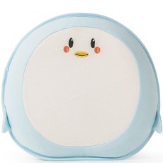 動物嬰幼兒頭型枕 企鵝, 1個, 藍色
