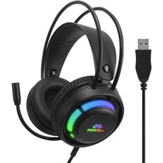 맥스틸 USB 7.1 채널 게이밍 헤드셋, MO-GH200U, 혼합색상