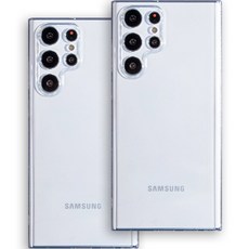 워너프 카메라 가드 슬림 라인 투명 젤리 휴대폰 케이스 2p