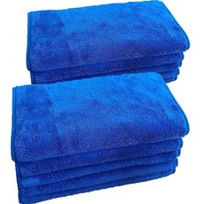 Hateumin 強力超細纖維美容毛巾 99g 超細纖維, 10個, 藍色