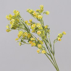 아침향기 안개꽃 조화 인테리어 소품 꽃다발, 옐로우, 1개