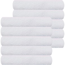 Songwol 松月 Daily38 薄款毛巾 95g 20支棉紗, 白色, 10個