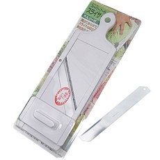 시모무라 두께조절 양배추 채칼 SFS 102 + 리필용 칼날 세트, 화이트, 1세트