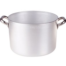 펜톨아그넬리 이탈리아 무코팅 알루미늄 딥 소스 팟 104B34, 34cm, 실버, 1개