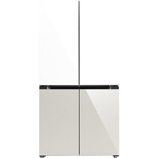 캐리어 클라윈드 피트인 파스텔 4도어 양문형 냉장고 618L 방문설치, KRNF618YPS1, 하프 웜그레이