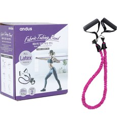andus 布質多功能拉力帶, 紫色, 1套