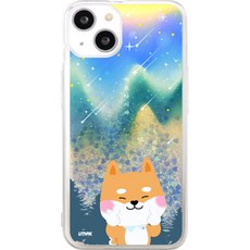 유스픽 시바숑 별빛이 내린다 글리터 휴대폰 케이스