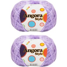 Jana Angora Style針織紗 75g, 5 淺紫色, 2捆