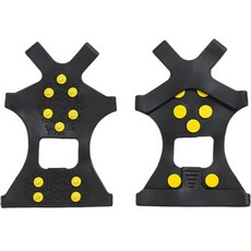 ETUDIER 登山冰爪 雙腳穿戴套組, 黑色