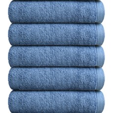 Songwol 松月 可頌竹製毛巾 180g 竹纖維, 海軍藍, 5個