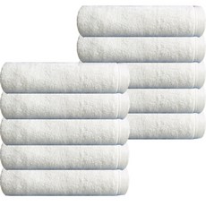 Songwol 松月 可頌竹纖維毛巾 180g 竹紗, 象牙白, 10個