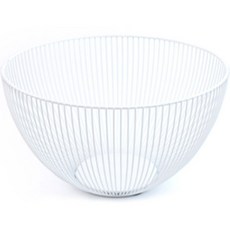 natureahn 一字鐵製籃子, 白色, 1個