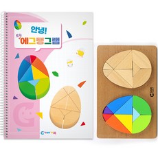 GabeFamily 你好雙蛋七巧板活動組 KS1572, 1人, 混合色