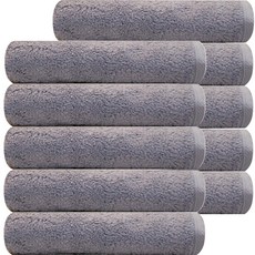 Songwol 松月 飯店毛巾 180g, 灰色, 10條