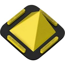 하프위니 미니 삼각대 홀더, 옐로우, 1개